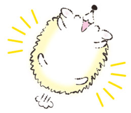 Yurufuwa hedgehog Lilli English version sticker #2590662