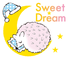Yurufuwa hedgehog Lilli English version sticker #2590664