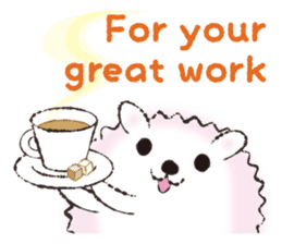 Yurufuwa hedgehog Lilli English version sticker #2590667