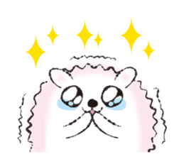 Yurufuwa hedgehog Lilli English version sticker #2590669
