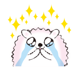 Yurufuwa hedgehog Lilli English version sticker #2590670