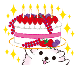 Yurufuwa hedgehog Lilli English version sticker #2590674