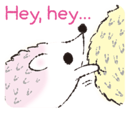 Yurufuwa hedgehog Lilli English version sticker #2590683