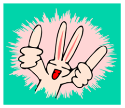 Good dog and rabbit of Naka sticker #2591175