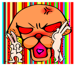 Good dog and rabbit of Naka sticker #2591191