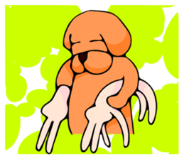 Good dog and rabbit of Naka sticker #2591194