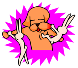 Good dog and rabbit of Naka sticker #2591202