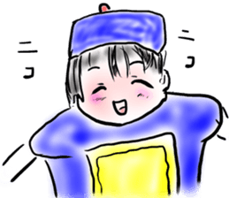 A lovely Chinese girl's ghost sticker #2591690