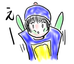 A lovely Chinese girl's ghost sticker #2591693