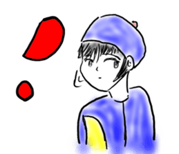 A lovely Chinese girl's ghost sticker #2591697