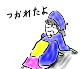 A lovely Chinese girl's ghost sticker #2591706