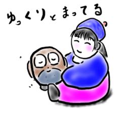 A lovely Chinese girl's ghost sticker #2591721