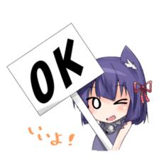 Moe Neko sticker #2591839