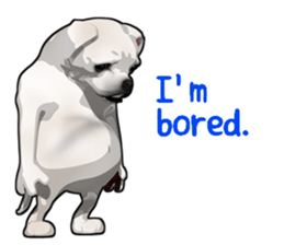 Handsome Dog sticker #2592131