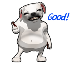 Handsome Dog sticker #2592133