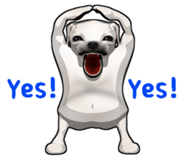 Handsome Dog sticker #2592134