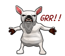 Handsome Dog sticker #2592137