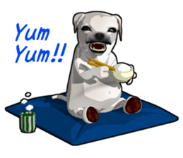 Handsome Dog sticker #2592145