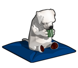 Handsome Dog sticker #2592146