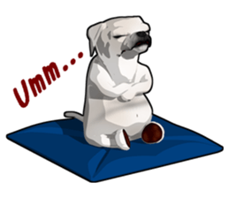 Handsome Dog sticker #2592147