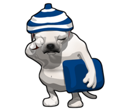 Handsome Dog sticker #2592150