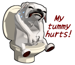 Handsome Dog sticker #2592158