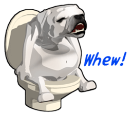 Handsome Dog sticker #2592159