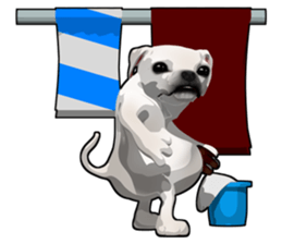 Handsome Dog sticker #2592164