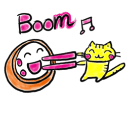 HAPPY! HAPPY! HAPPY CAT3! sticker #2592691