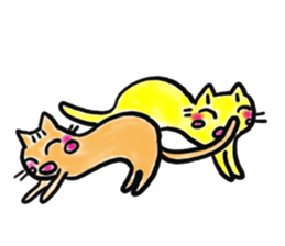 HAPPY! HAPPY! HAPPY CAT3! sticker #2592695