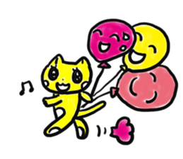 HAPPY! HAPPY! HAPPY CAT3! sticker #2592703