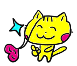 HAPPY! HAPPY! HAPPY CAT3! sticker #2592709