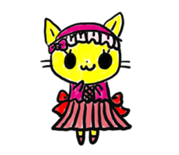 HAPPY! HAPPY! HAPPY CAT3! sticker #2592713