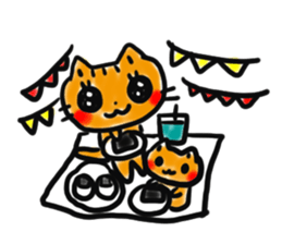 HAPPY! HAPPY! HAPPY CAT3! sticker #2592719