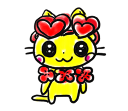 HAPPY! HAPPY! HAPPY CAT3! sticker #2592721