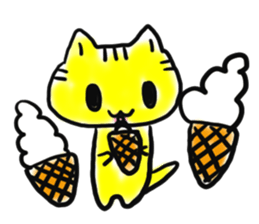 HAPPY! HAPPY! HAPPY CAT3! sticker #2592726