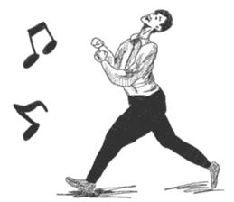 Wacky posing sticker #2592873