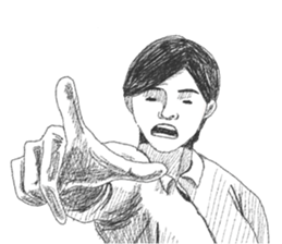 Wacky posing sticker #2592884