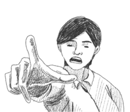 Wacky posing sticker #2592884