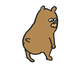 BEAR POSE Sticker sticker #2593110