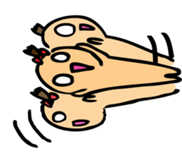 The Sticker of a girl and a bear sticker #2593871