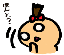 The Sticker of a girl and a bear sticker #2593886