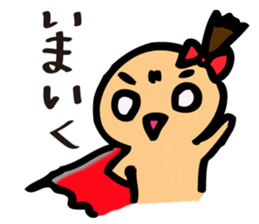 The Sticker of a girl and a bear sticker #2593891