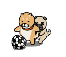 Proper Use Sport (Shiba&Pug) sticker #2593951