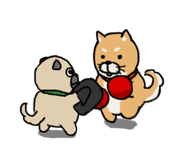 Proper Use Sport (Shiba&Pug) sticker #2593964
