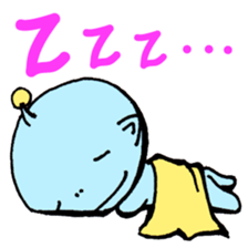 Employee of the alien sticker #2594784