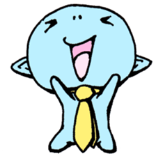 Employee of the alien sticker #2594786