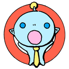 Employee of the alien sticker #2594791