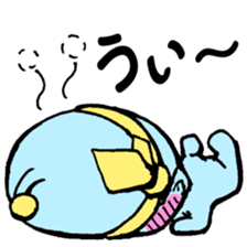 Employee of the alien sticker #2594801