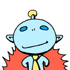 Employee of the alien sticker #2594803